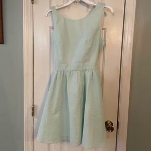 NWT Lauren James Emerson Dress Mint Stripe Seersucker